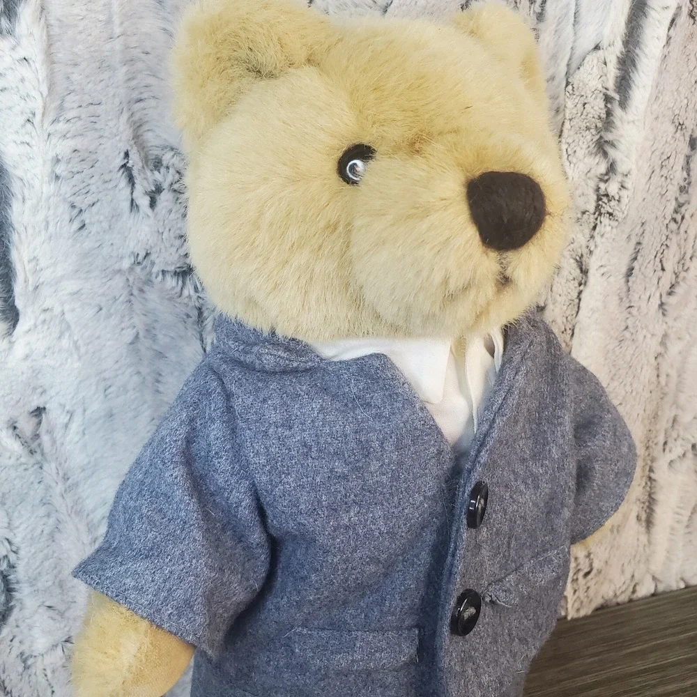 Dakin‎ 1985 Jointed Bear Plush Stuffed Animal Business Dress Suit 13